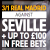 3/1 Real Madrid to beat Sevilla + £100 in Free Bets