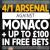 4/1 Arsenal to beat Monaco plus £100 in a free bets